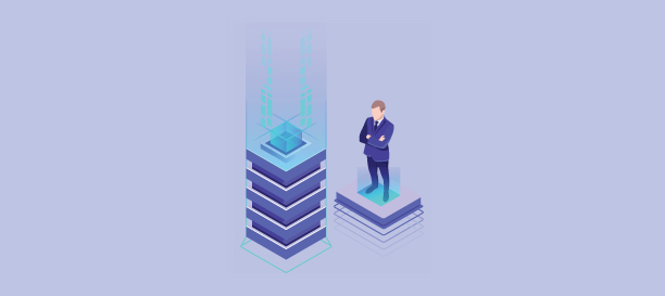 digital tower illustration