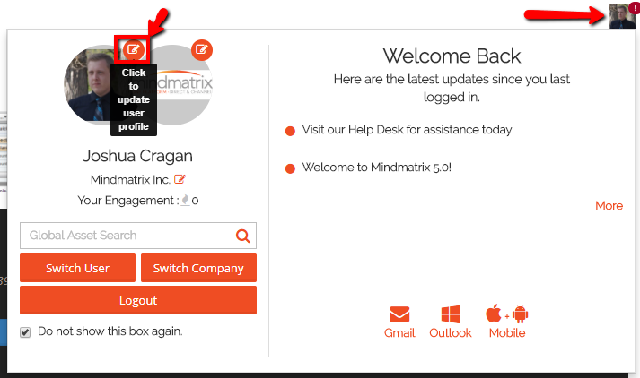 Update User profile