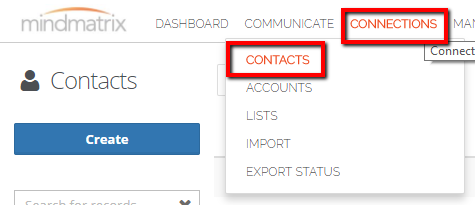 Connections Contacts